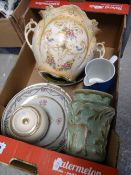 A parcel of Oriental china & pottery Condition Report: please request via email. Condition reports