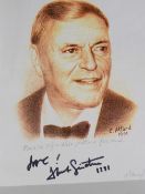 FRANK SINATRA AUTOGRAPH obtained through the mail 1991, sent to Sinatra for signing by the artist