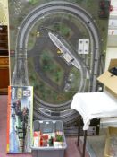 HORNBY DIGITAL-boxed East Coast Pulman set, layout on board and a quantity of boxed Hornby