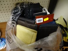 A parcel of leather and other purses/wallets