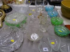 Good glass trifle dish and similar glassware