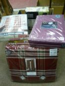 A quantity of as new retailed packaged curtains
