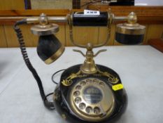 A vintage dial telephone