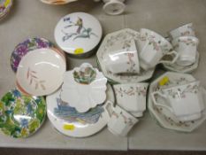 A quantity of Eternal Beau teaware, a Wedgwood circular box & cover together with other decorative