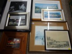 A quantity of framed pictures & prints