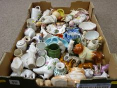 A collection of Victorian & other cabinet & ornamental ware