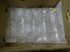 A parcel of glass lamp shades