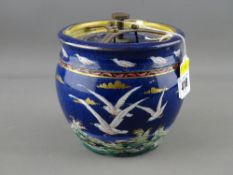 A Royal Winton Grimwades lustre decorated tobacco jar
