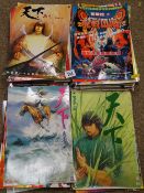 A parcel of Chinese language comics