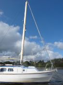 Twenty six foot Westerly Centaur bilge keel yacht 'Brambie', circa 1970s, (currently moored on the