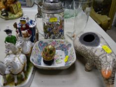 A parcel of china and glassware etc