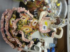 A large Capodimonte-style figurine of a Flamenco dancer