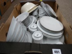 A quantity of modern dinnerware, Crown Ming design
