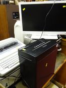 Parcel of Texet office shredder, Brother AX-100 word processor, printer and Toshiba small LCD TV