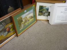 Parcel of paintings, prints including Nat West Bank collector's British maritime watercolours
