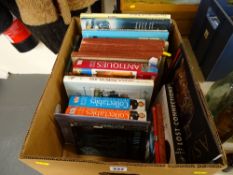 A box of antique related, Welsh and other books