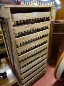 Multi-drawer storage rack for fruit/veg