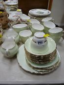 Parcel of Colclough teaware, Queen Charlotte Indian Tree tea plates etc