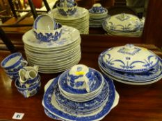 Parcel of good blue and white china