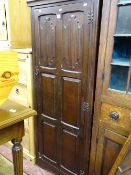 Vintage hall robe with linenfold upper panels