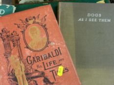 Vintage books - Lucy Dawson 'Dogs As I See Them', published sketch book 1936 and 'Garibaldi The Life