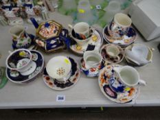 Tulip and other Gaudy Welsh and other china items