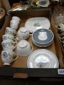 Box of Susie Cooper tea and dinnerware