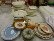 Parcel of British Anchor Staffs dinnerware, Royal Doulton series ware plate and similar items