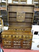 Modern sideboard and a matching dresser, made in Spain by Navarro Argudo