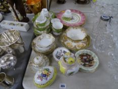 A parcel of decorative china and teaware