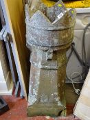 Crown topped chimney pot