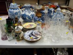 Large parcel of decorative porcelain and glassware etc
