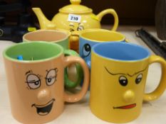 Tradewinds novelty tea mugs and service set