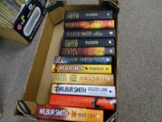 A parcel of WIlbur Smith hardbacks