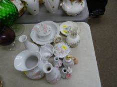 A parcel of dressing table and decorative china