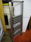 Modern metal three tread stepladder