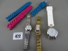 Parcel of lady's wristwatches