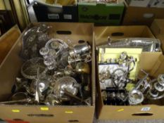 Two boxes of large quantity of EP items