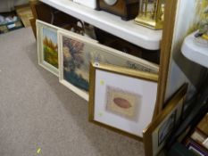 A parcel of furnishing paintings and prints