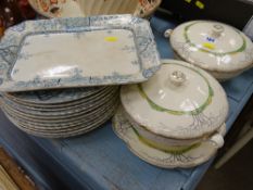 Parcel of vintage Staffs dinnerware