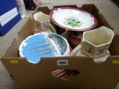 Box of vintage porcelain