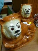 Good pair of Staffs lions