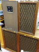 Pair of Pioneer model no. CS-77A wooden cased speakers and a pair of Pioneer model no. CS-63DX