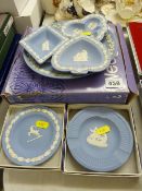 Group of Wedgwood Jasperware pin dishes and plates