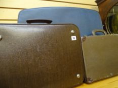 Three items of vintage luggage