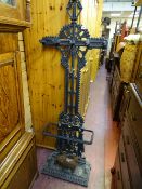 Cast iron hall stand