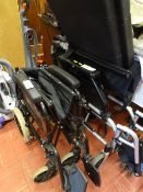 Pair of non-matching wheelchairs