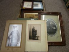 Box of historical photographs etc