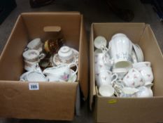 Quantity of mixed tea and coffeeware by Susie Cooper, Royal Albert and Royal Stafford etc