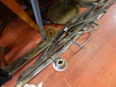 Chrome hanging butcher's rack